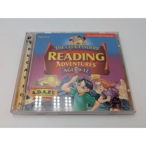 The Clue Finders Reading Adventures Ages 9-12 PC CD-Rom 2-Disc Set 1999 Learning